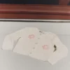 Cream Flower Knitted Cardigan