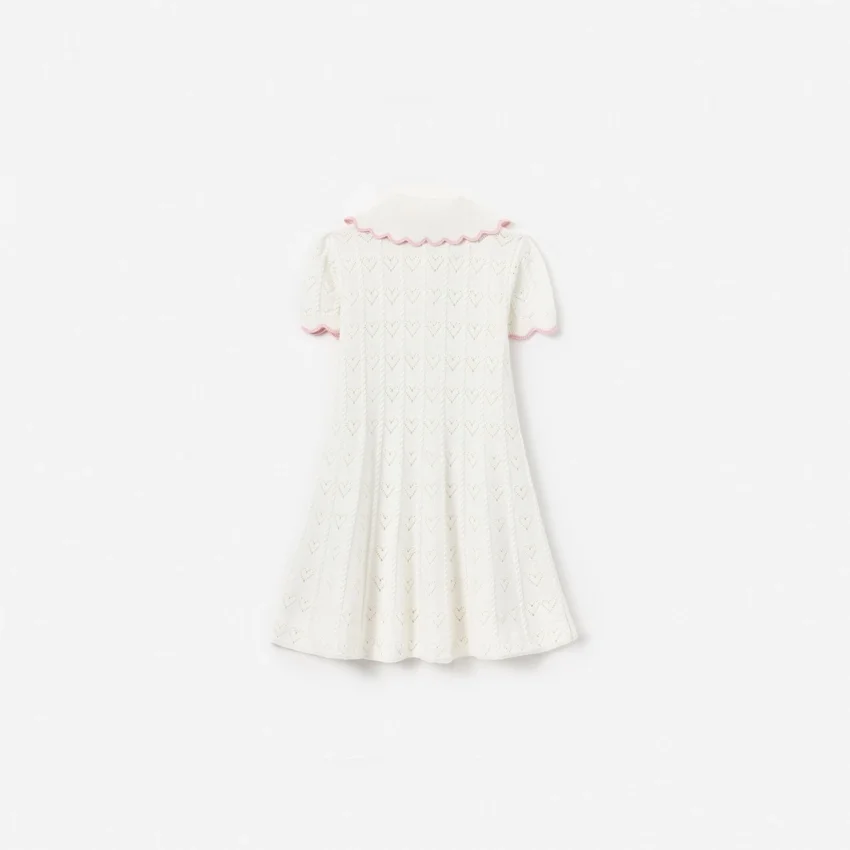 Cream Heart Knit Dress Cream Heart Knit Dress