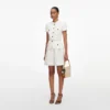 Cream Linen Blend Peplum Playsuit