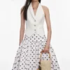Cream Linen Blend Waistcoat