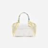 Cream Linen Yellow Floral Mini Bag