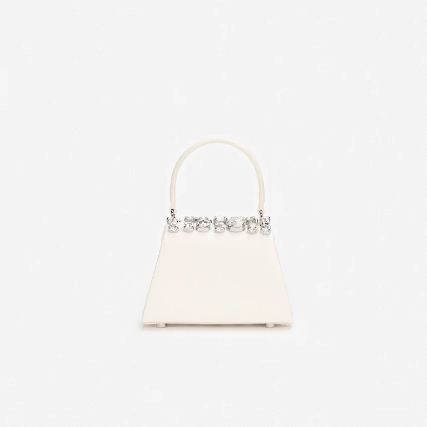 Cream Multi Crystal Mini Bag Cream Multi Crystal Mini Bag