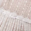 Cream Organza Lace Mini Dress