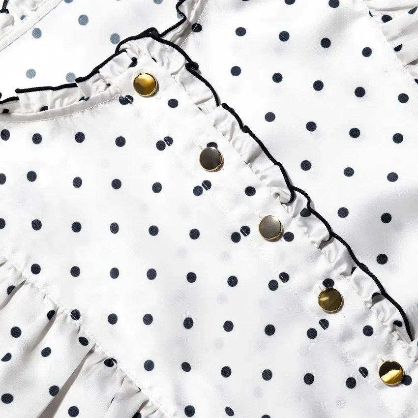 Cream Ramie Polka Dot Midi Dress Cream Ramie Polka Dot Midi Dress