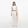 Cream Satin Trousers