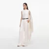Cream Satin Trousers