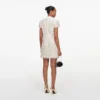 Cream Sequin Embellished Mini Dress