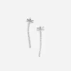 Crystal Bow Droplet Earrings