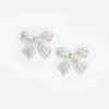 Crystal Bow Earrings