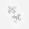 Crystal Bow Earrings