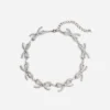 Crystal Bows Necklace