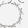 Crystal Bows Necklace