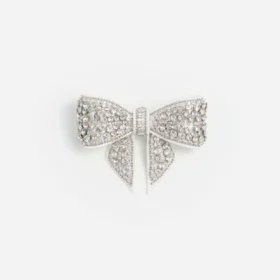 Crystal Embellished Bow Hairclip