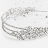 Crystal Embellished Veil Headband