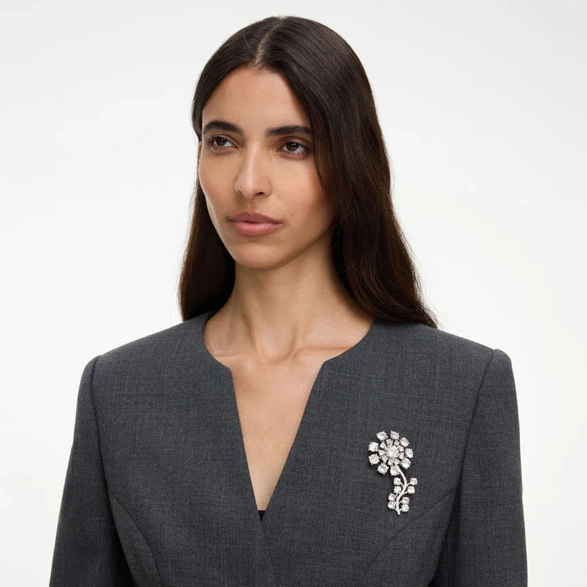 Crystal Flower Brooch Crystal Flower Brooch