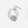 Crystal Flower Pearl Bracelet Crystal Flower Pearl Bracelet