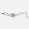 Crystal Flower Pearl Bracelet Crystal Flower Pearl Bracelet