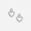 Crystal Heart Earrings