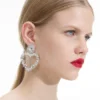 Crystal Heart Earrings