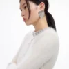 Crystal Heart Earrings