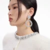 Crystal Hoop Earrings