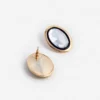 Crystal Oval Earrings