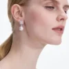 Crystal Pearl Earrings