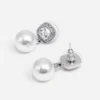 Crystal Pearl Earrings