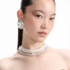 Crystal Pearl Earrings