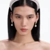 Crystal Pearl Satin Headband