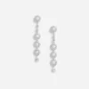Crystal Pearl Tiered Drop Earrings