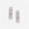 Crystal Pink Droplet Earrings