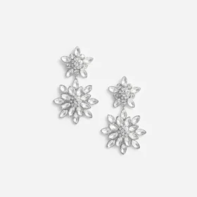 Crystal Tiered Earrings