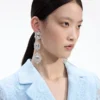 Crystal Tiered Earrings