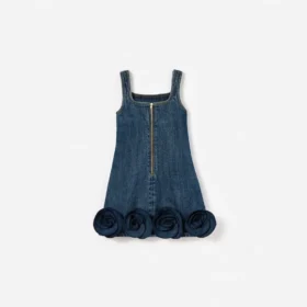 Denim Flower Dress