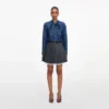 Denim Tie Neck Shirt
