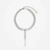 Double Crystal Bow Choker