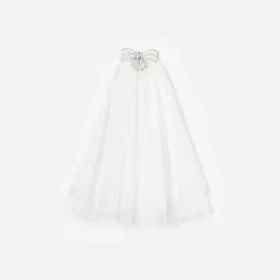 Embellished Bow Veil