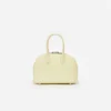 Embossed Leather Yellow Mini Bag