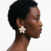 Enamel Flower Earrings