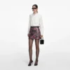 Floral Sequin Mini Skirt