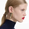 Gold Bar Earrings