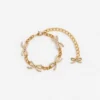 Gold Crystal Bow Bracelet Gold Crystal Bow Bracelet