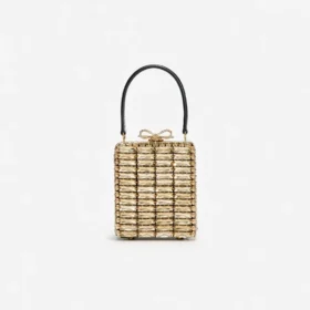 Gold Crystal Micro Bag