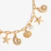 Gold Multi Charm Bracelet Gold Multi Charm Bracelet