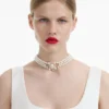 Gold Pearl Choker