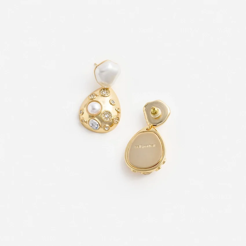 Gold Pearl Earring Gold Pearl Earring