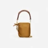 Gold Satin Mini Tote Bag