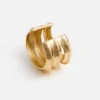 Gold Sculpted Cuff