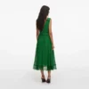 Green Chiffon Midi Dress Green Chiffon Midi Dress